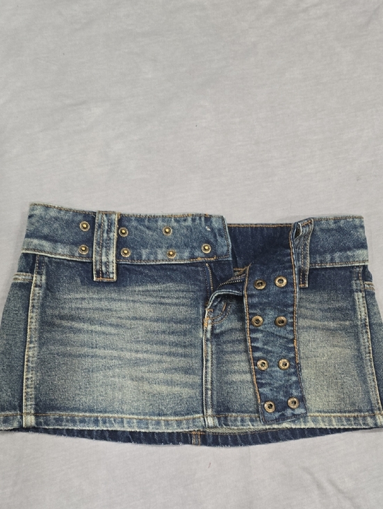 BDG Dresses & Skirts - Bdg Denim Mini Skirt with Button Detail - 1 Button Missing